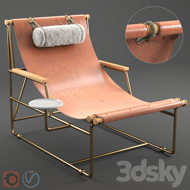 Sling chair 3DSMax File - thumbnail 1