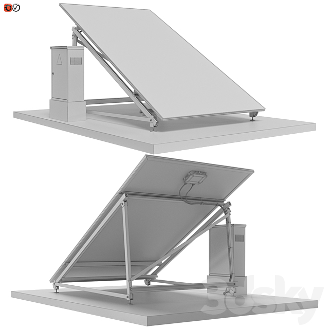 Solar Panel 01 3DSMax File - thumbnail 2