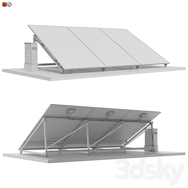 Solar Panel 02 3DSMax File - thumbnail 2