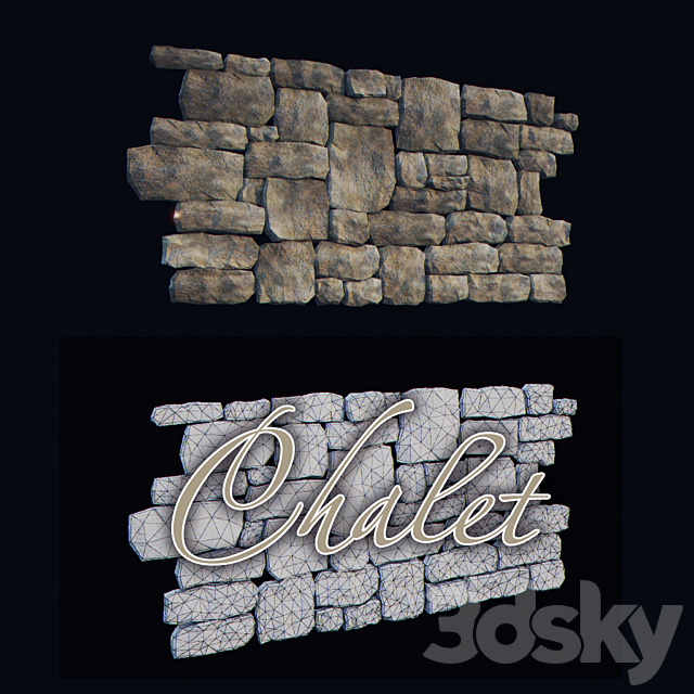 Stones Mountain Chalet 3DSMax File - thumbnail 1