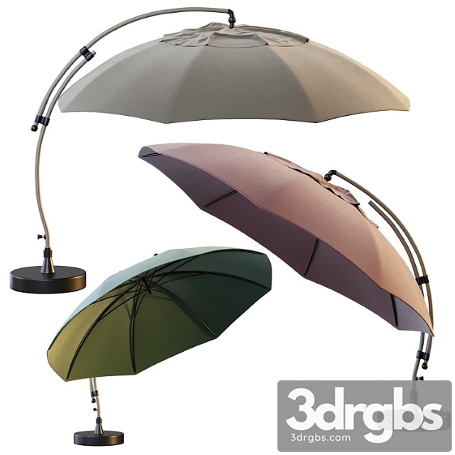 Sun Garden Umbrella 2 3dsmax Download - thumbnail 1