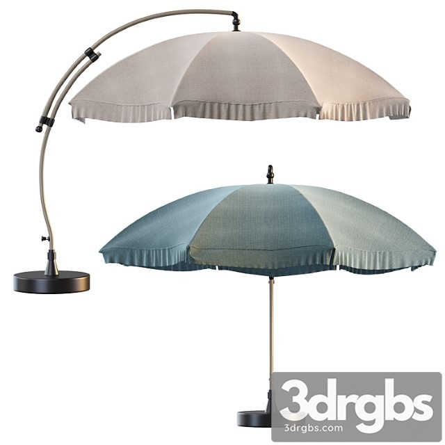 Sun Garden Umbrella 3dsmax Download - thumbnail 1