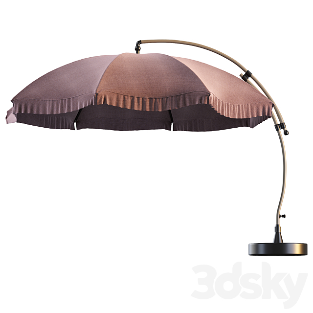 Sun garden umbrella 3DSMax File - thumbnail 2