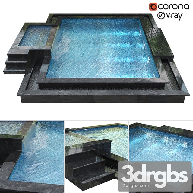 Swimming pool 004 3dsmax Download - thumbnail 1