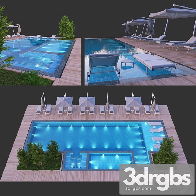 Swimming Pool 2 3dsmax Download - thumbnail 1