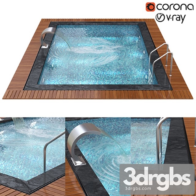 Swimming pool 3 3dsmax Download - thumbnail 1