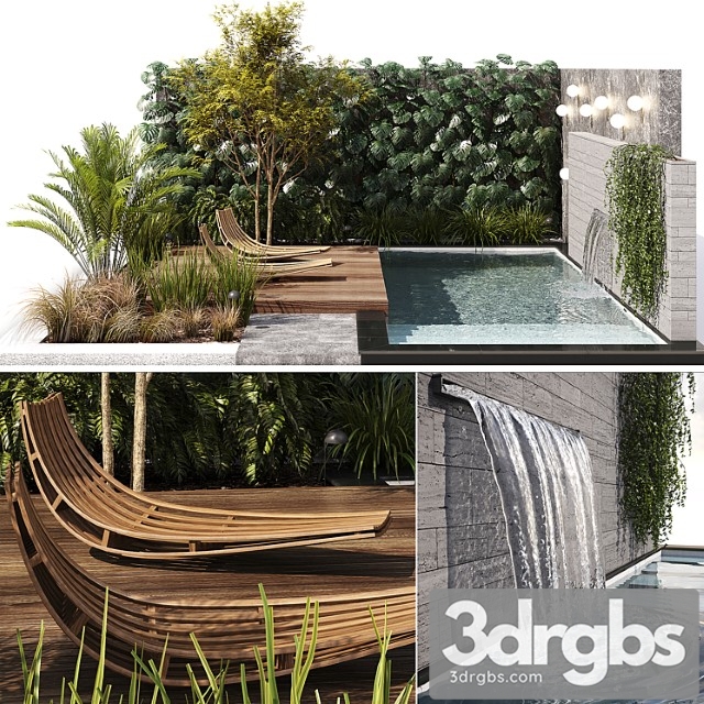 Swimming pool 3 (corona) 3dsmax Download - thumbnail 1