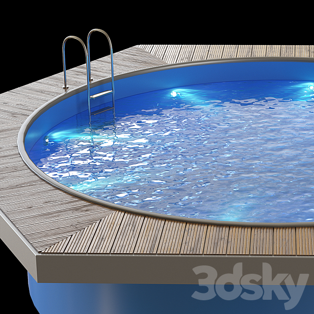 Swimming pool 3ds Max - thumbnail 2