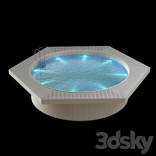 Swimming pool 3ds Max - thumbnail 3