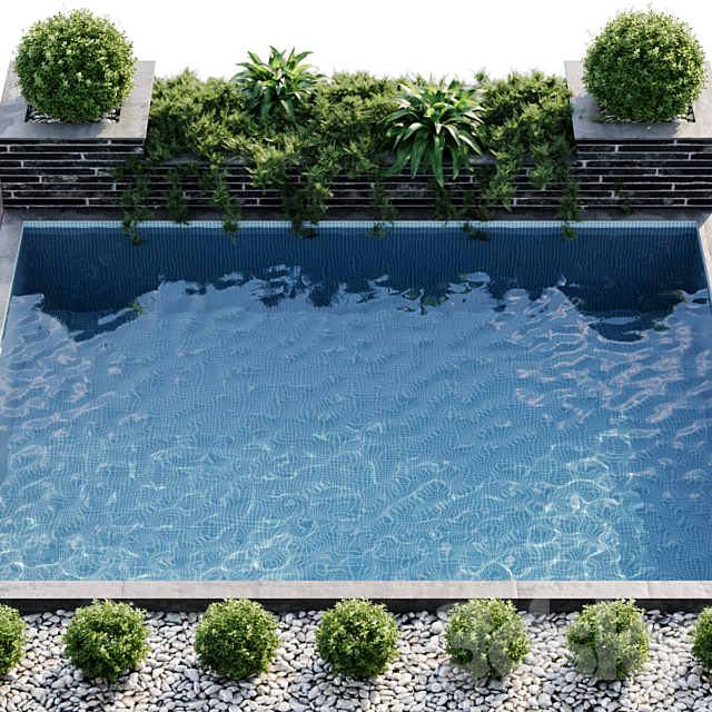 Swimming pool 3DSMax File - thumbnail 5