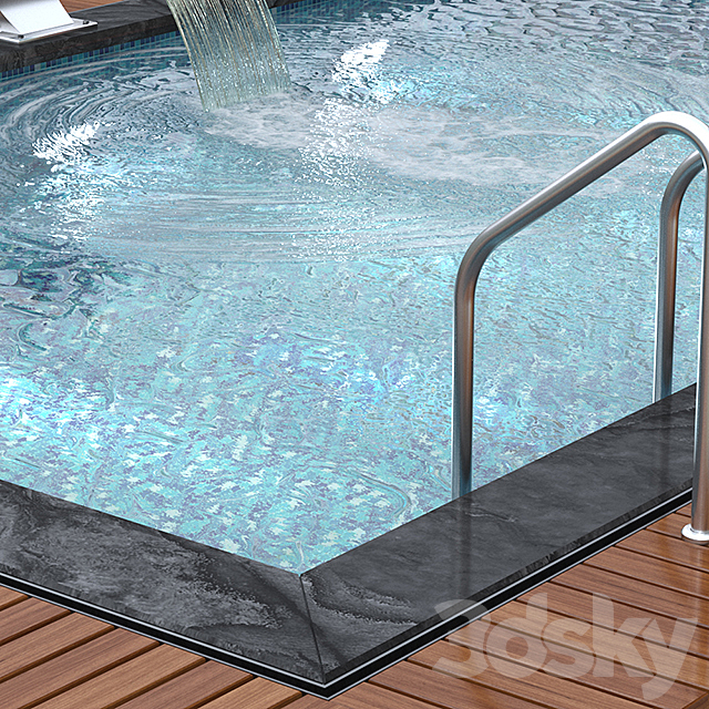 Swimming pool 3DSMax File - thumbnail 2