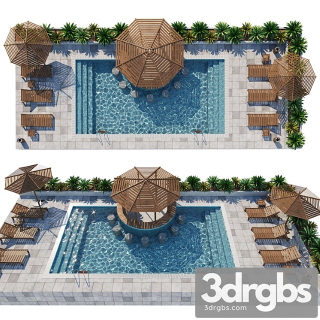 Swimming pool 41 3dsmax Download - thumbnail 1