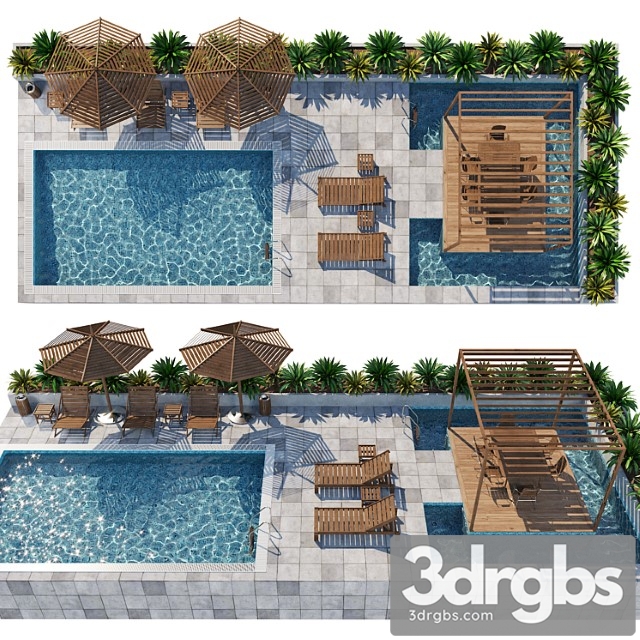 Swimming pool 5 3dsmax Download - thumbnail 1