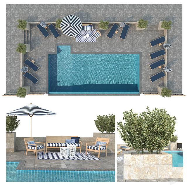 Swimming Pool # 7 3DSMax File - thumbnail 2