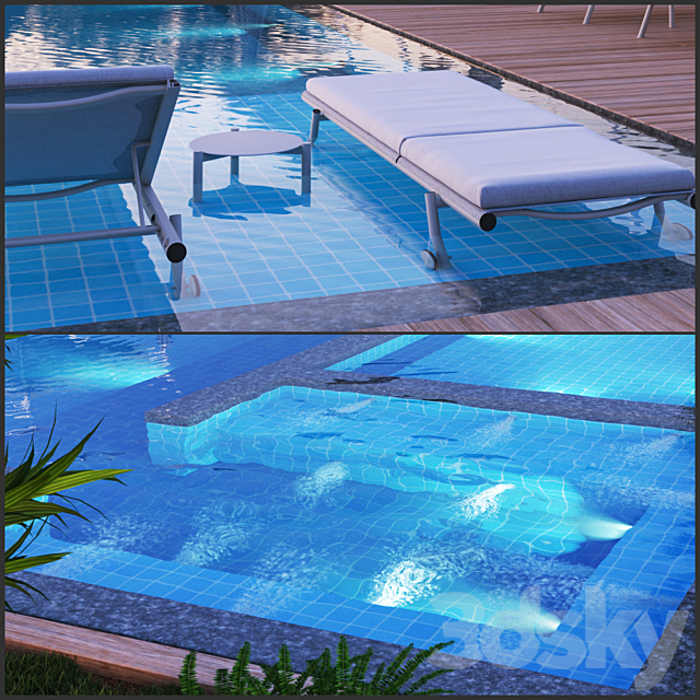 Swimming Pool # 8 3DSMax File - thumbnail 2