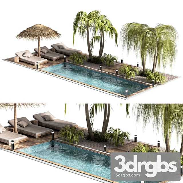 Swimming Pools Your Backyard 2 3dsmax Download - thumbnail 1