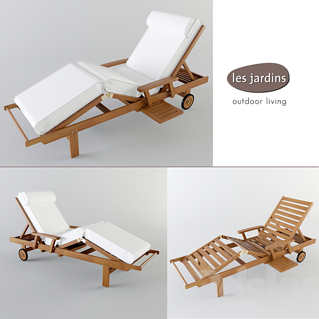 TECK Garden chaise 3DSMax File - thumbnail 1