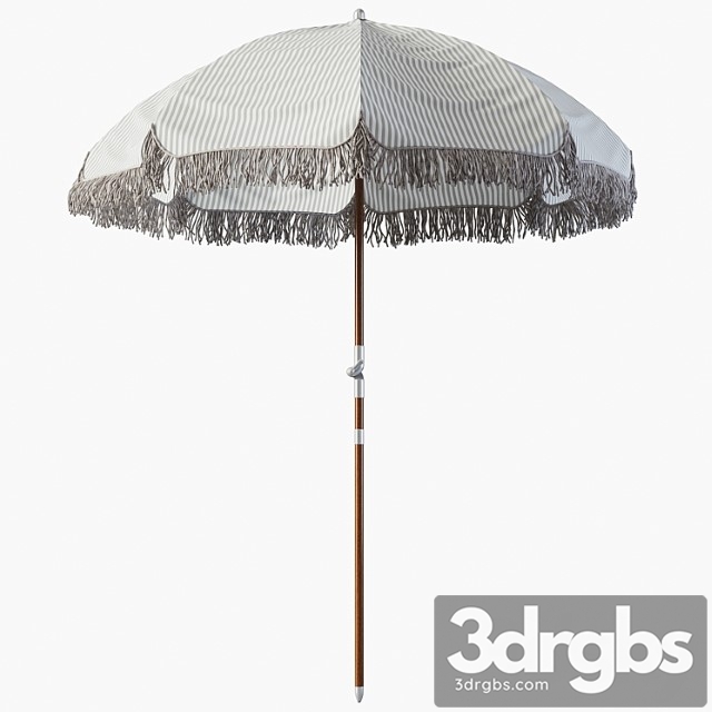 The Premium Beach Umbrella 1 3dsmax Download - thumbnail 1