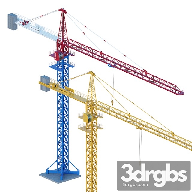 Tower Crane 3dsmax Download - thumbnail 1