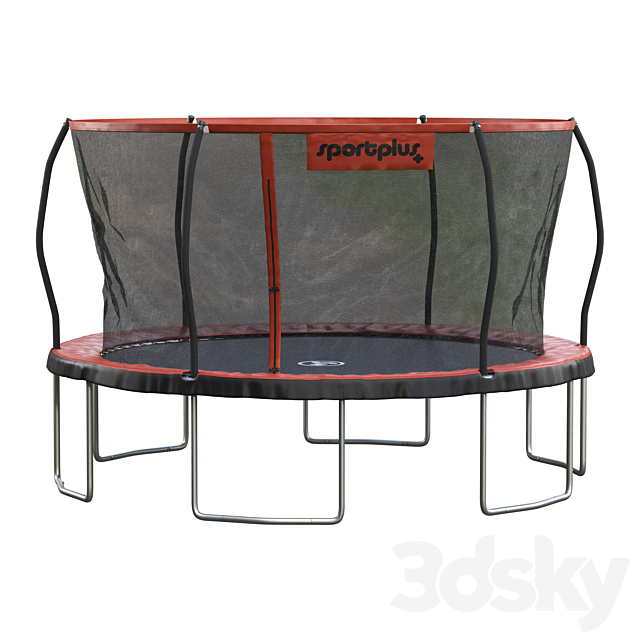 Trampoline Sportplus SP-T-366 3DSMax File - thumbnail 1