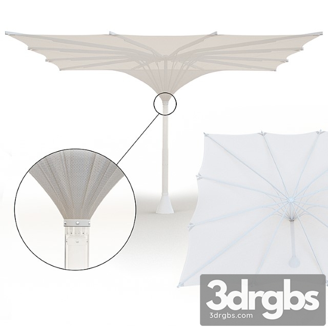 Umbrella Mdt Tex Tulip Form 3dsmax Download - thumbnail 1