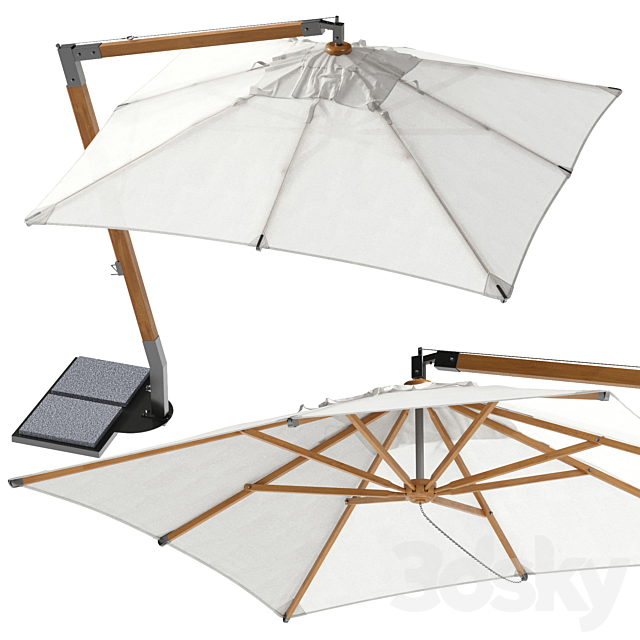 UNOPIU Martin Beach Umbrella 3DSMax File - thumbnail 1