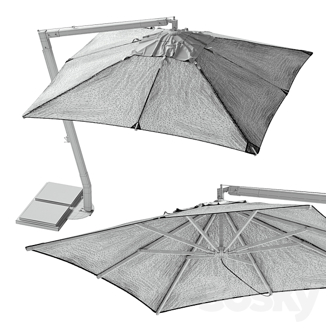 UNOPIU Martin Beach Umbrella 3DSMax File - thumbnail 3