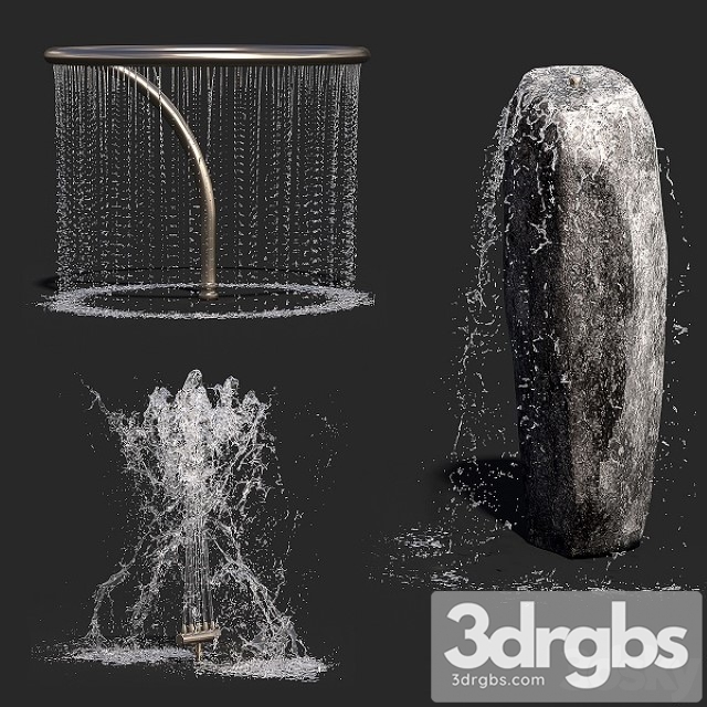 Water Collection 3 3dsmax Download - thumbnail 1