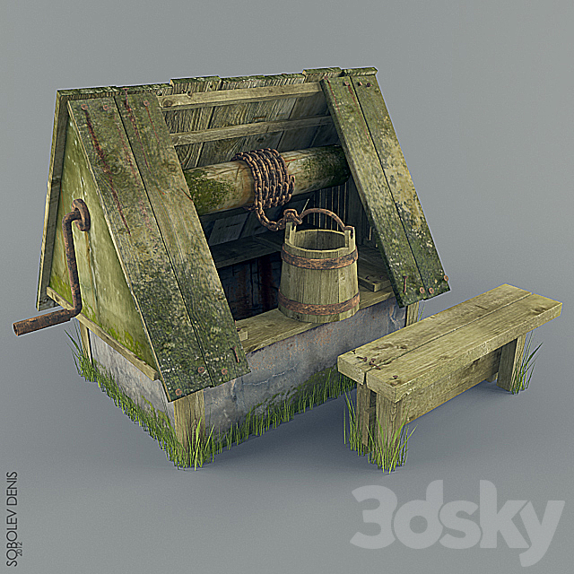 Water Well 3DSMax File - thumbnail 1