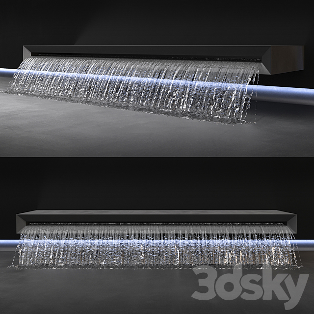 Waterfall 3DSMax File - thumbnail 1