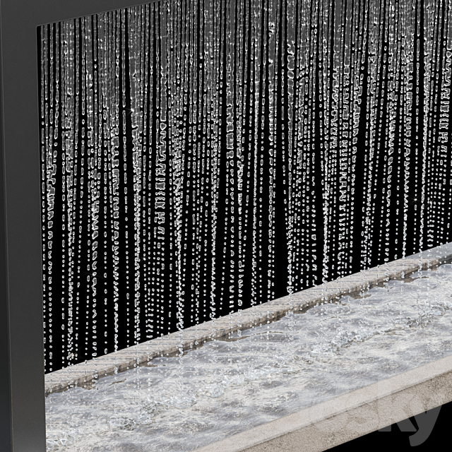 Waterfall fountains cascade 05 3DSMax File - thumbnail 3