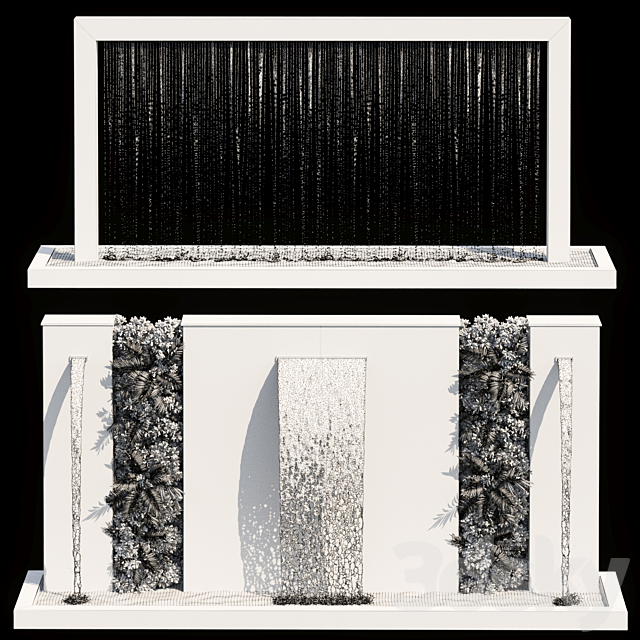 Waterfall fountains cascade 05 3DSMax File - thumbnail 5