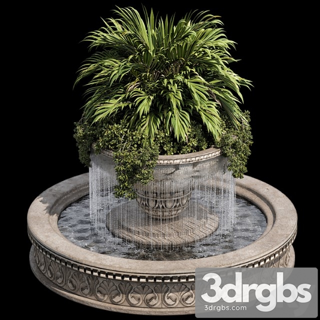 Waterfall Fountains Cascade 14 3dsmax Download - thumbnail 1