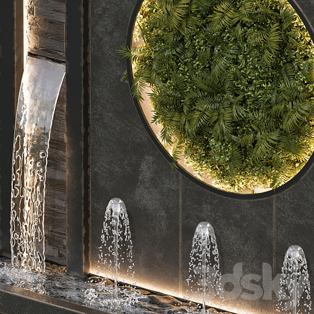 Waterfall fountains cascade 21 3DSMax File - thumbnail 3