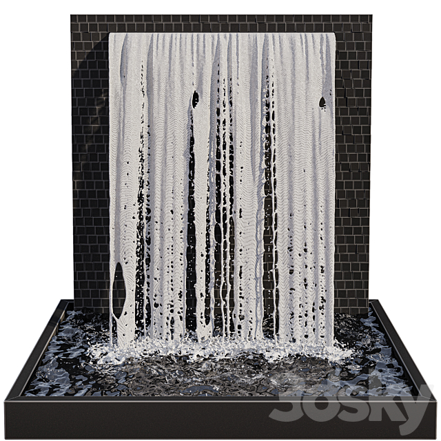 Waterfall fountains cascade 3DSMax File - thumbnail 3