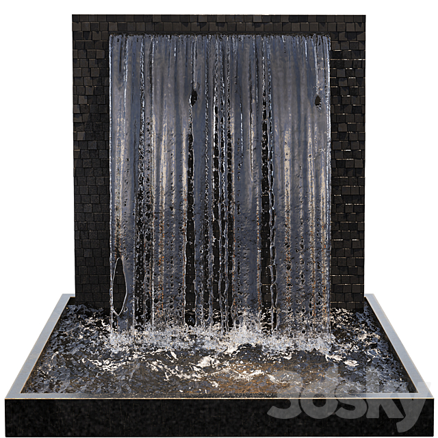 Waterfall fountains cascade 3DSMax File - thumbnail 4