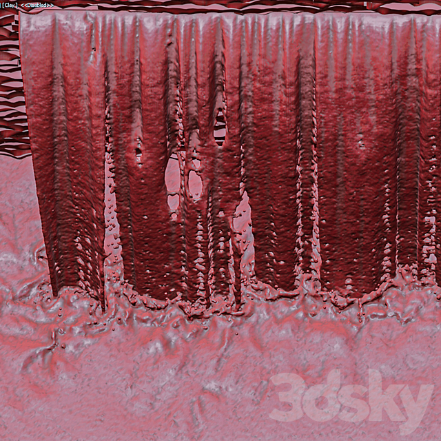 Waterfall fountains rock panel 3DSMax File - thumbnail 7