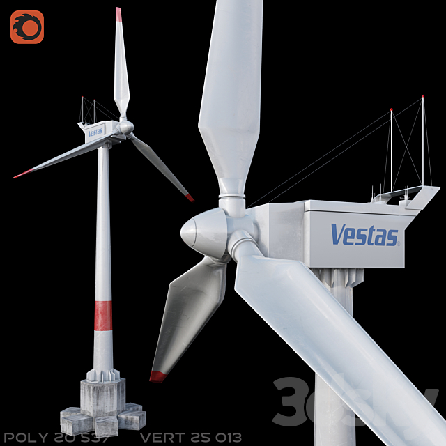 Wind generator 3DSMax File - thumbnail 1