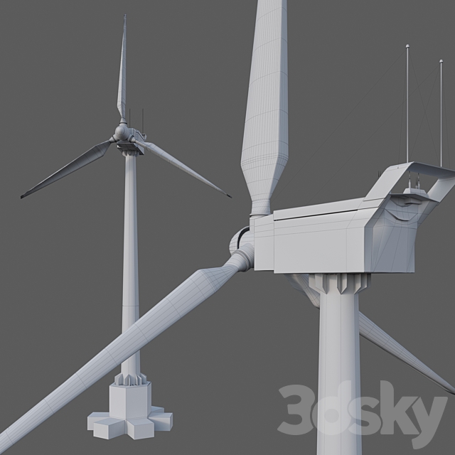 Wind generator 3DSMax File - thumbnail 4