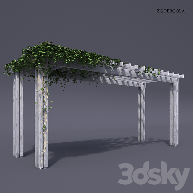 ZG pergola 3DSMax File - thumbnail 1