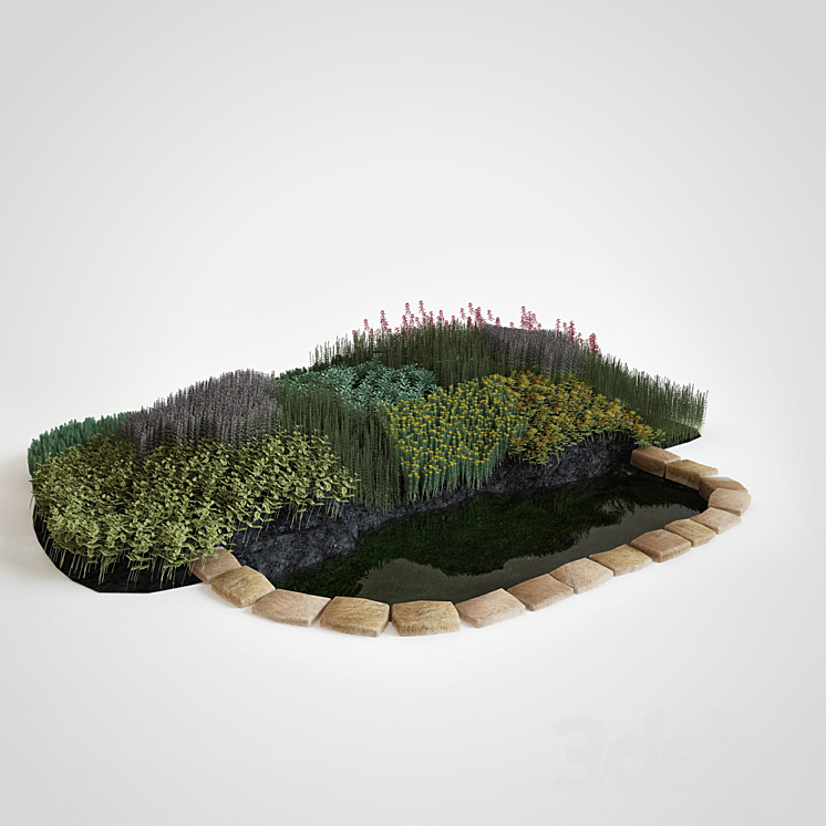 Alpine hill 3DS Max - thumbnail 1