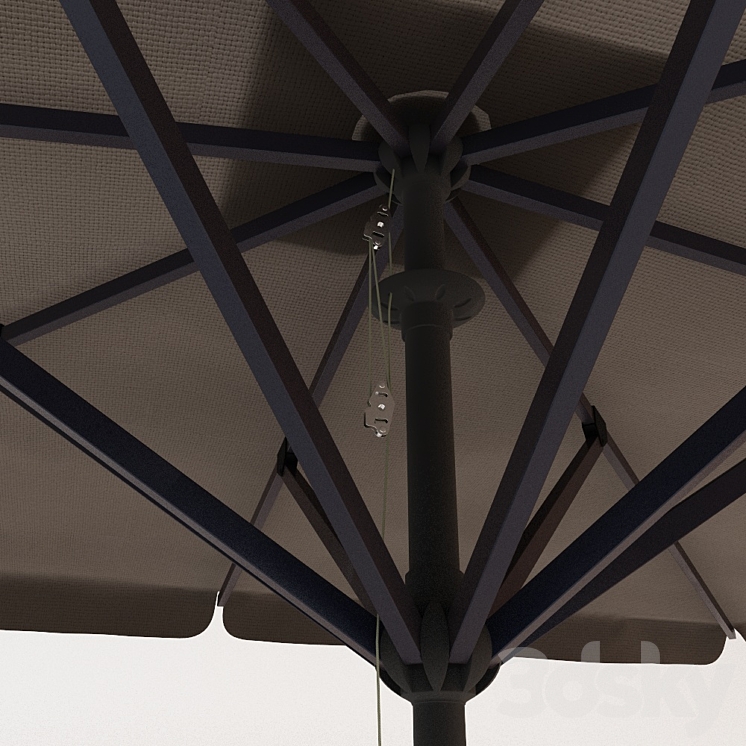 Aluminium patio umbrella GIDUS MADI T \/ Umbrella GIDUS MADI T 3DS Max - thumbnail 2