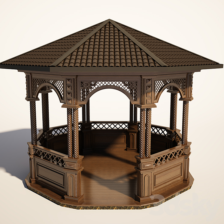 Arbour 3DS Max - thumbnail 2