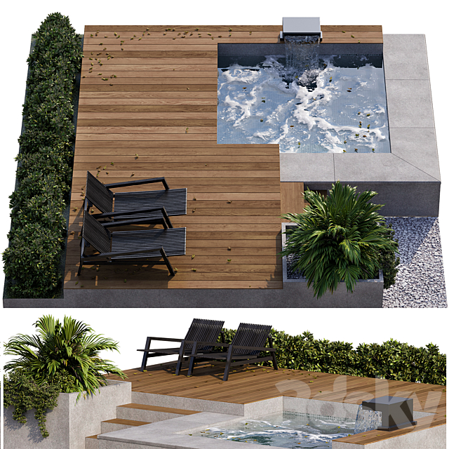 Backyard 03 3DS Max Model - thumbnail 2