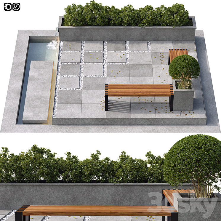 Backyard 3DS Max - thumbnail 1