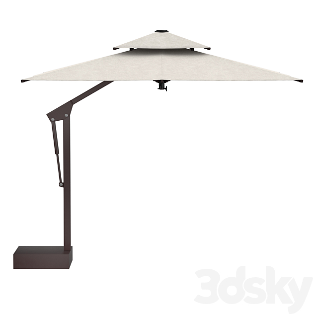 Cantilever Umbrellas King Collection 3DS Max Model - thumbnail 2