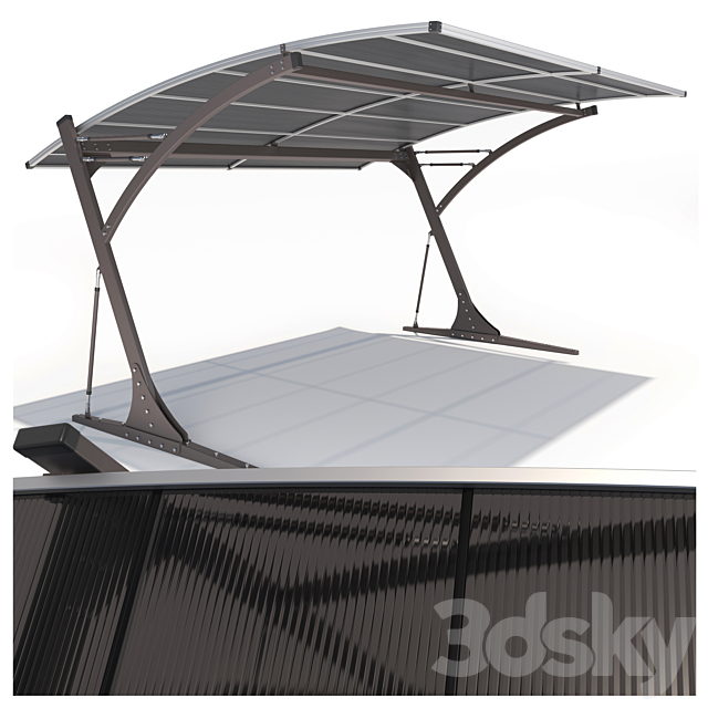 Carport_DECART 3DS Max Model - thumbnail 4