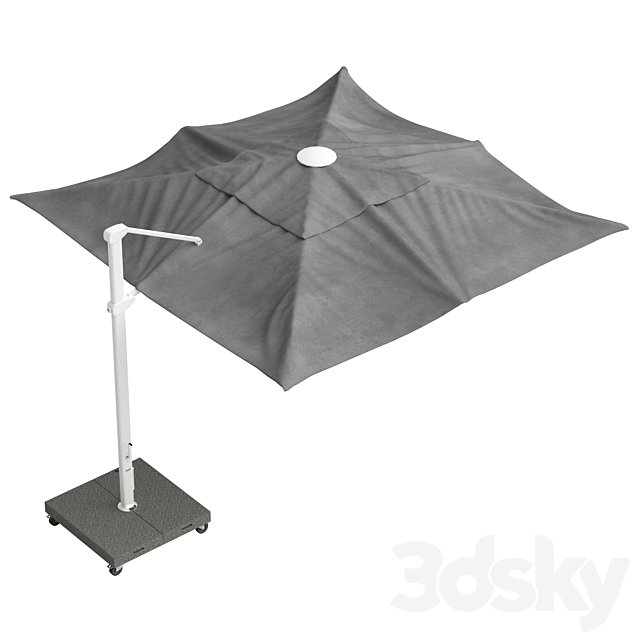 Coco Republic Kingston Umbrella 3DS Max Model - thumbnail 2