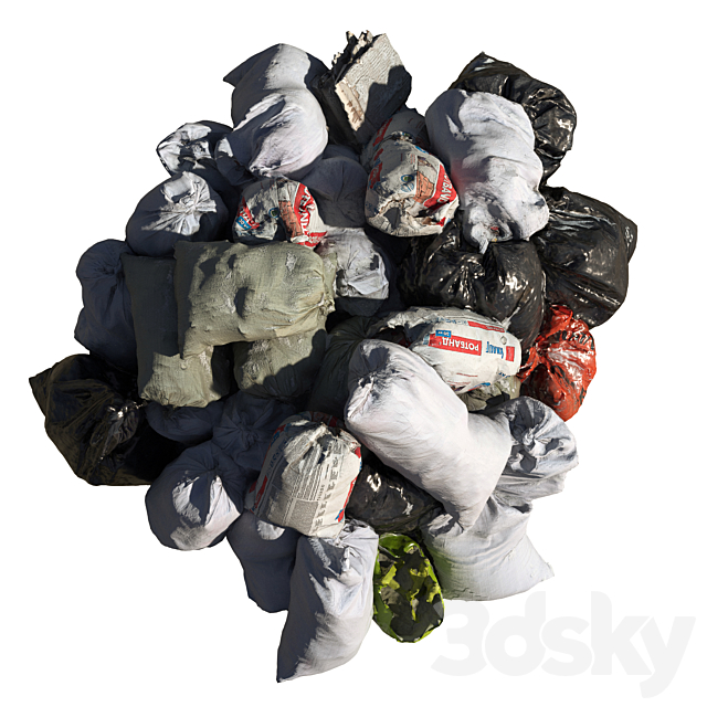 Construction garbage 3DS Max Model - thumbnail 3