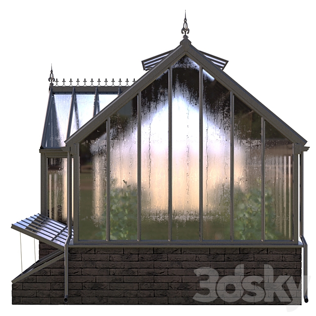 English greenhouse TOTLAND 4 3DS Max Model - thumbnail 5